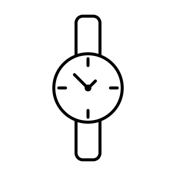 手表图标，时钟矢量，时间说明图片下载