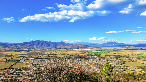 从墨西哥埃扎特兰山顶俯瞰图片下载