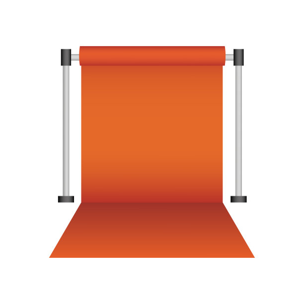 画布上的浅色背景。工作室的横幅。架子上的背景。矢量插图。图片下载