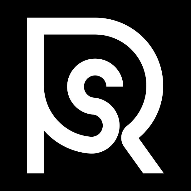 最小的SR标志。奢侈品背景上SR字母的图标。标志创意基于RS字母首字母组合。专业的品种字母符号和RS标志的背景。图片下载