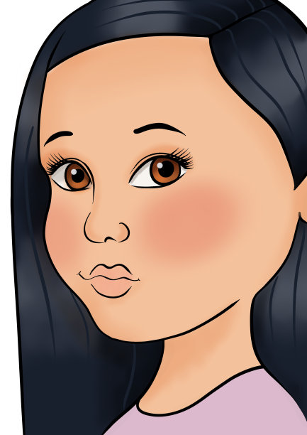 训练亚洲人的脸部彩绘或儿童化妆图片下载