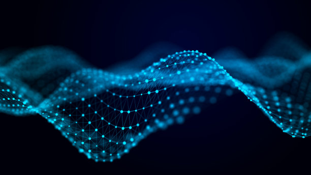 控制论网络连接流。大数据可视化。3 d渲染。图片下载