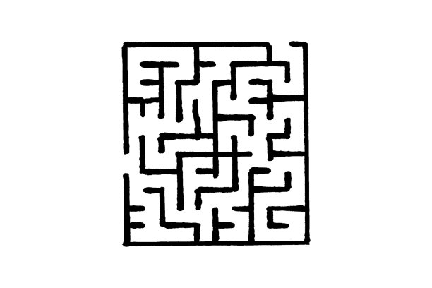 迷宫脱离背景，概念寻径和困惑图片下载