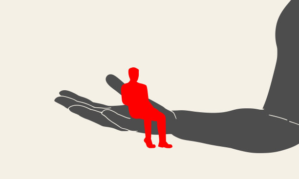 人寿保险，爱心慈善理念。握着大手的人。客户关怀服务。客户支持。图片下载