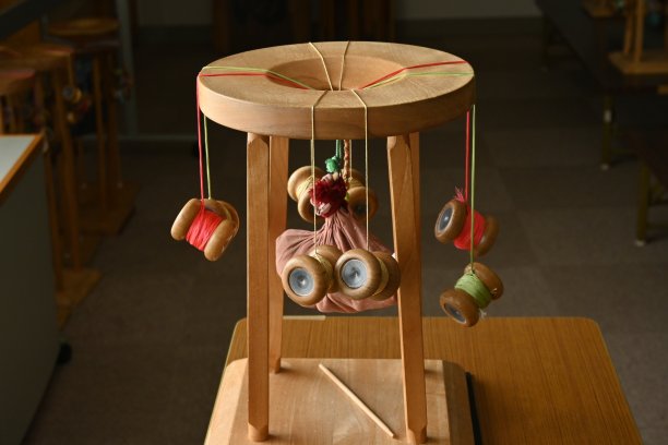 日本观光游。传统工艺“伊贺编织绳”。三重县伊贺市。图片下载