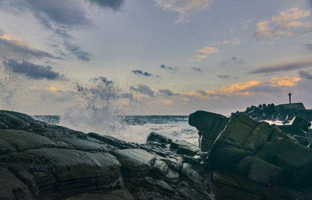 海底库存照片。平静的蓝色太平洋。图片下载