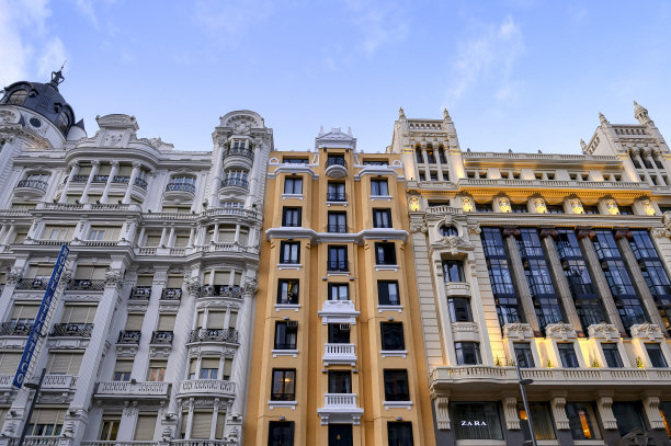 马德里的建筑风格图片下载