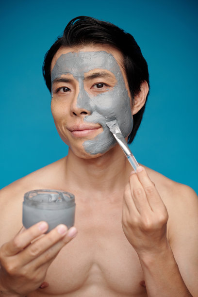 男士敷去毒面膜图片下载