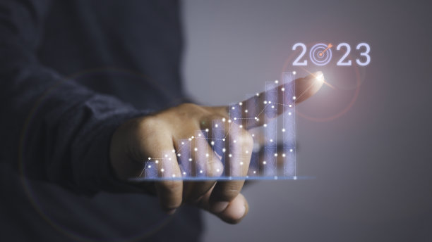 目标企业成功战略图表目标和计划股票市场。图片下载