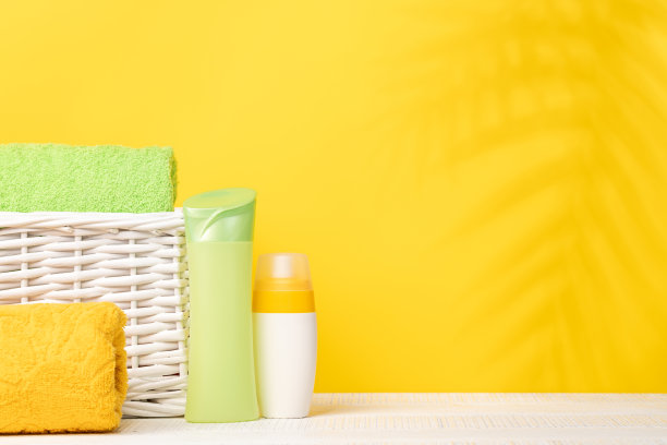 身体护理用品和浴室毛巾图片下载