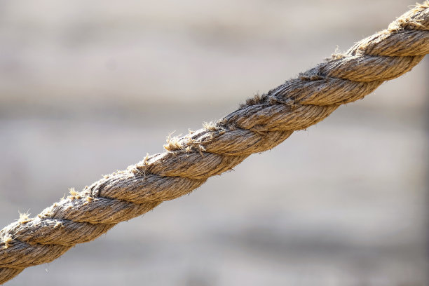 双股天然纤维绞绳图片下载