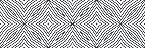 条纹手绘无缝图案。黑色的图片下载