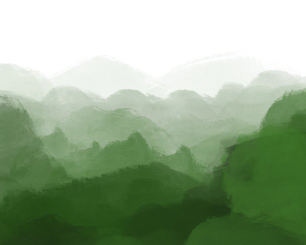 绿色的森林风景如画图片下载