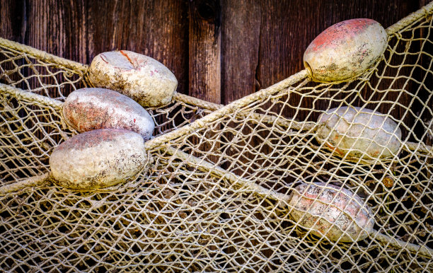 旧渔网——近距离图片下载