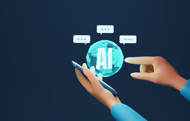 商人通过ChatGpt与人工智能技术或人工智能问答聊天图片下载