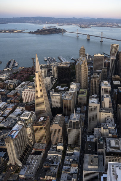 旧金山鸟瞰图图片下载