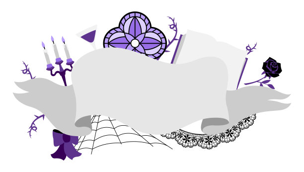 哥特式风格的贺卡。假日和聚会插图。万圣节或化妆舞会。图片下载