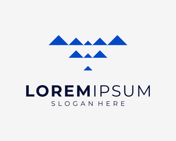 字母T首字母三角形图案几何现代抽象未来主义最小向量设计图片下载