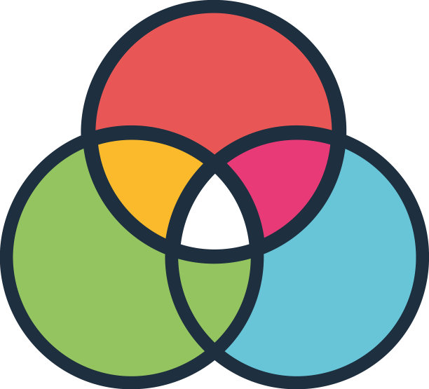 现代彩色平面设计图片下载