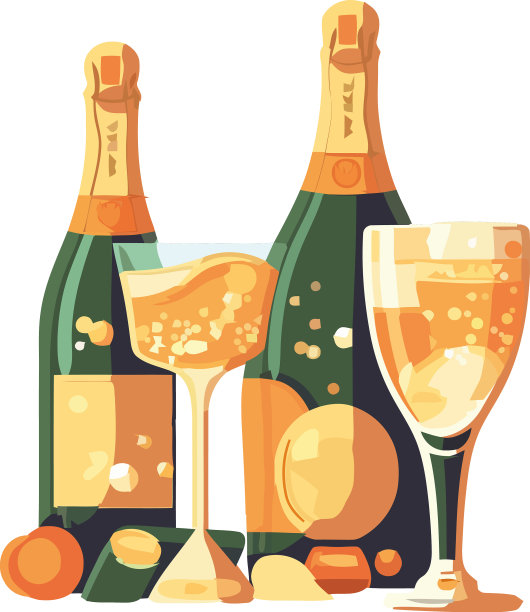 香槟象征着奢华和庆祝图片下载