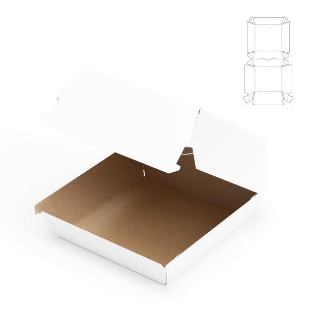 汉堡盒包装图片下载