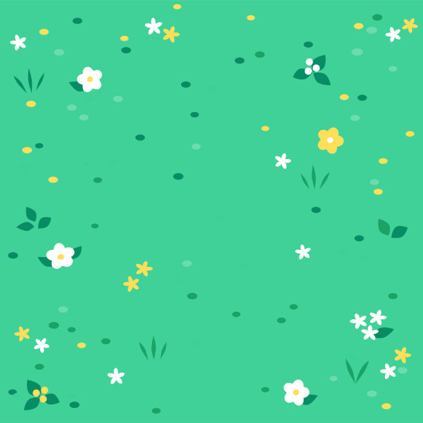 可爱而多彩的草原图片下载