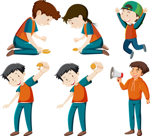 游乐场儿童字符集图片下载