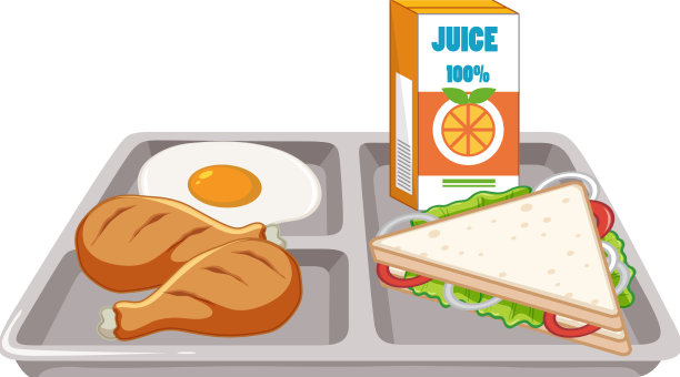 托盘上的早餐图片下载