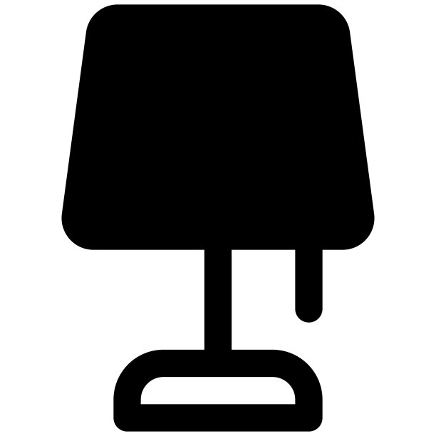 带有灯罩的经典风格台灯图片下载