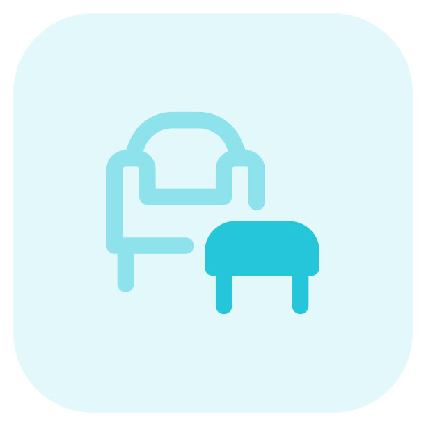 有软脚垫的扶手椅图片下载