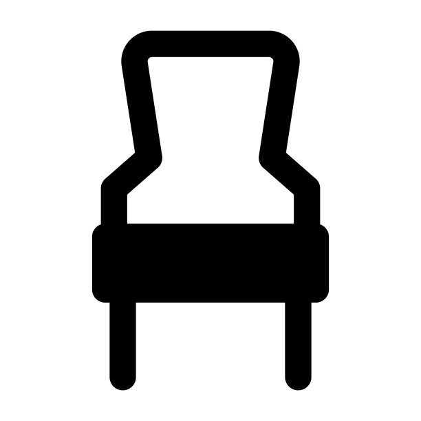 有高靠背支撑的拖鞋椅图片下载