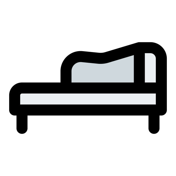 躺椅上有一个软垫舒适的沙发图片下载