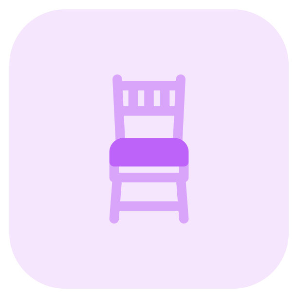 Chiavarina有一把带坐垫的木椅图片下载