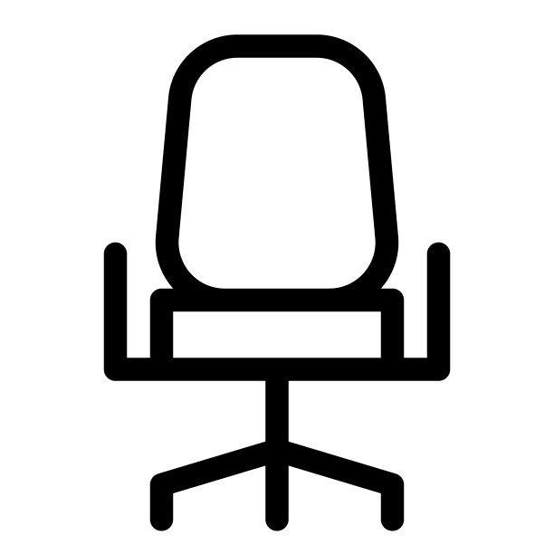 带扶手的舒适办公椅图片下载