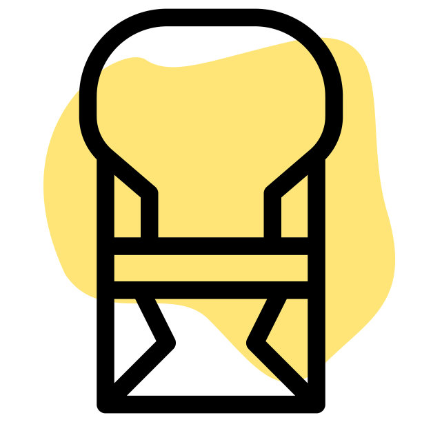 休息区的平背孔雀椅图片下载