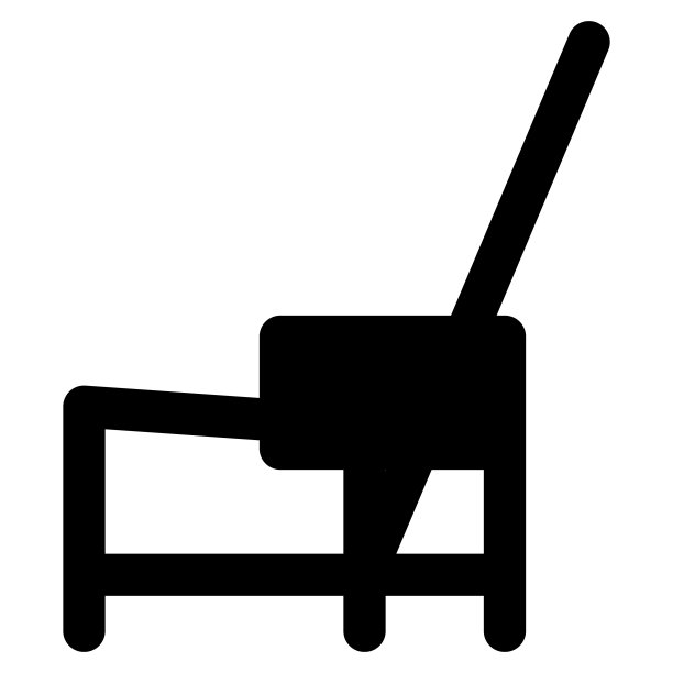 户外用木质斜靠椅图片下载