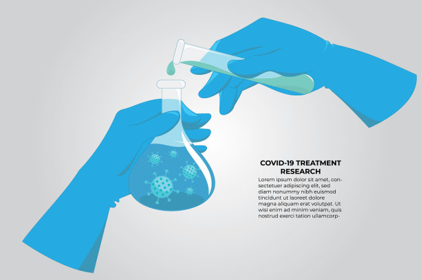 病毒性疾病治疗的实验室研究图片下载