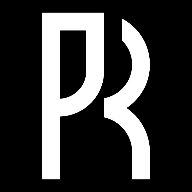 最小的RP标识。奢侈品背景上的RP字母图标。标志创意基于PR字母首字母组合。专业的品种字母符号和背景PR标志。图片下载