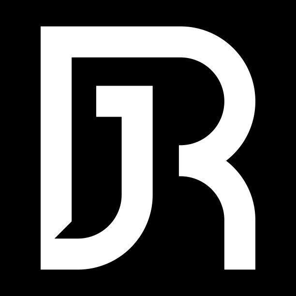 最小的RJ标志。奢侈背景下的RJ标志。标志创意基于JR字母首字母组合。专业的品种字母符号和JR标志的背景。图片下载