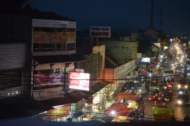 夜晚的街道图片下载