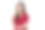 一位美丽迷人的女士在白底上穿着红裙子的肖像图片下载
