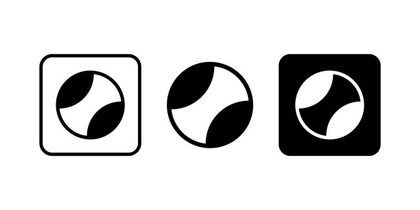 黑色网球剪影。网球图标。球设计矢量插图。图片下载