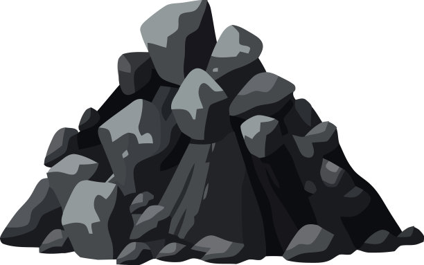 摘要矿业木炭图标图片下载