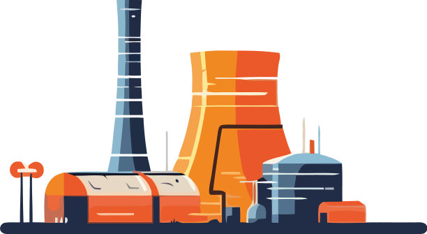 由核电站产生的电力图片下载