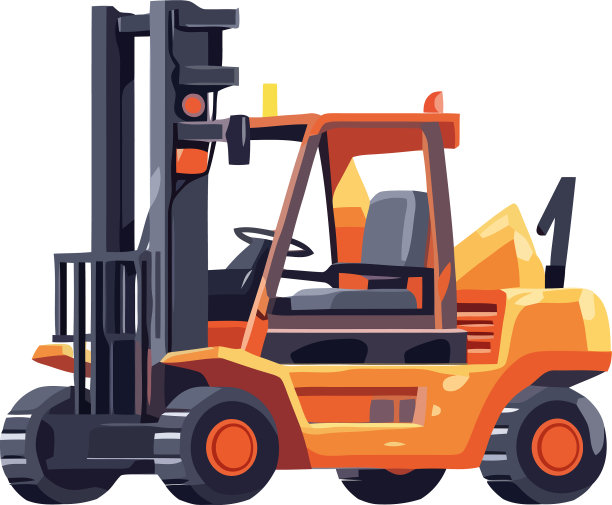 在建筑工地工作的重型机械图片下载