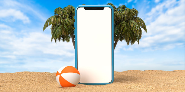 预订一个航班触摸屏预订应用程序。图片下载