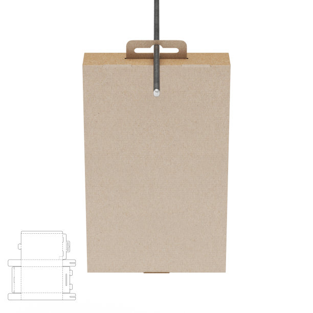 货架零售盒与蓝图图纸图片下载