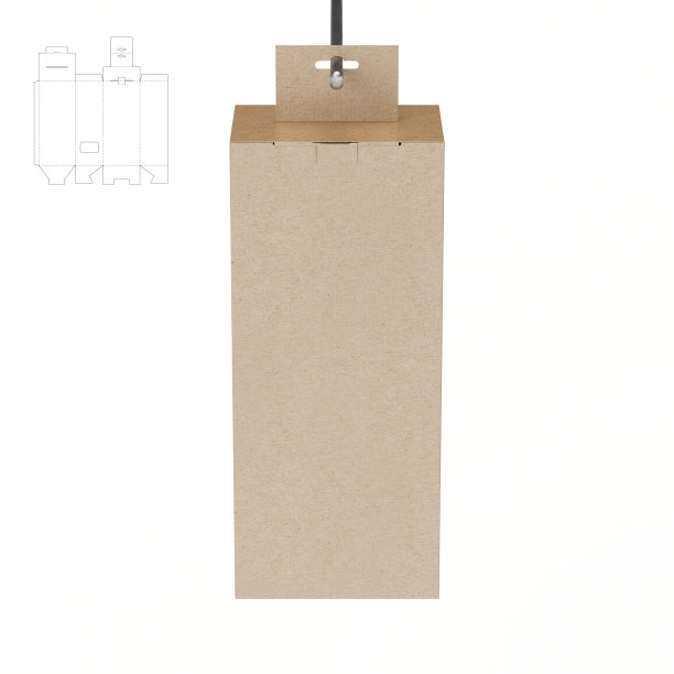 货架零售盒与蓝图图纸图片下载