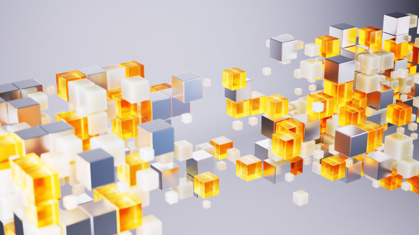 抽象立方体连接图片下载