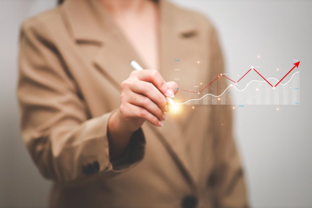 数据分析报告业务策略，管理工具，股票市场指标或外汇交易图表和金融投资。图片下载